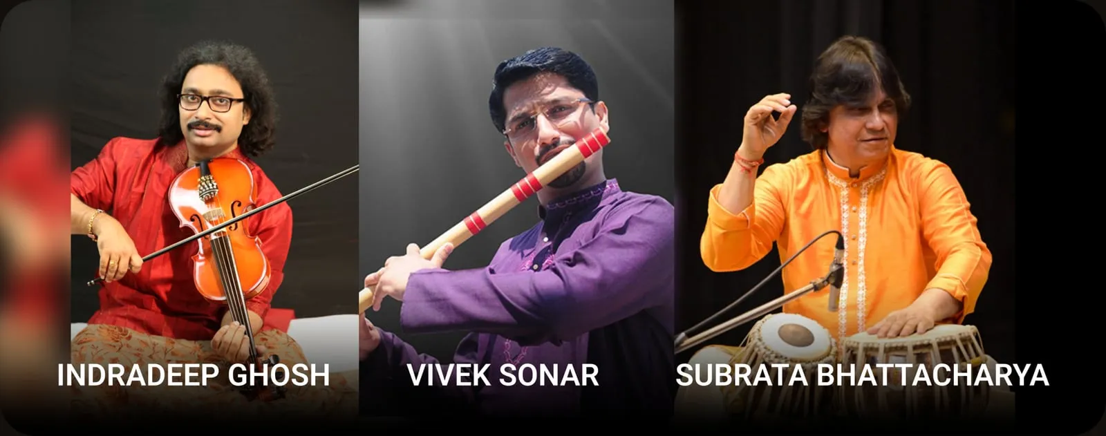 Flyer for Flute & Violin Jugalbandi — Divine Melodies